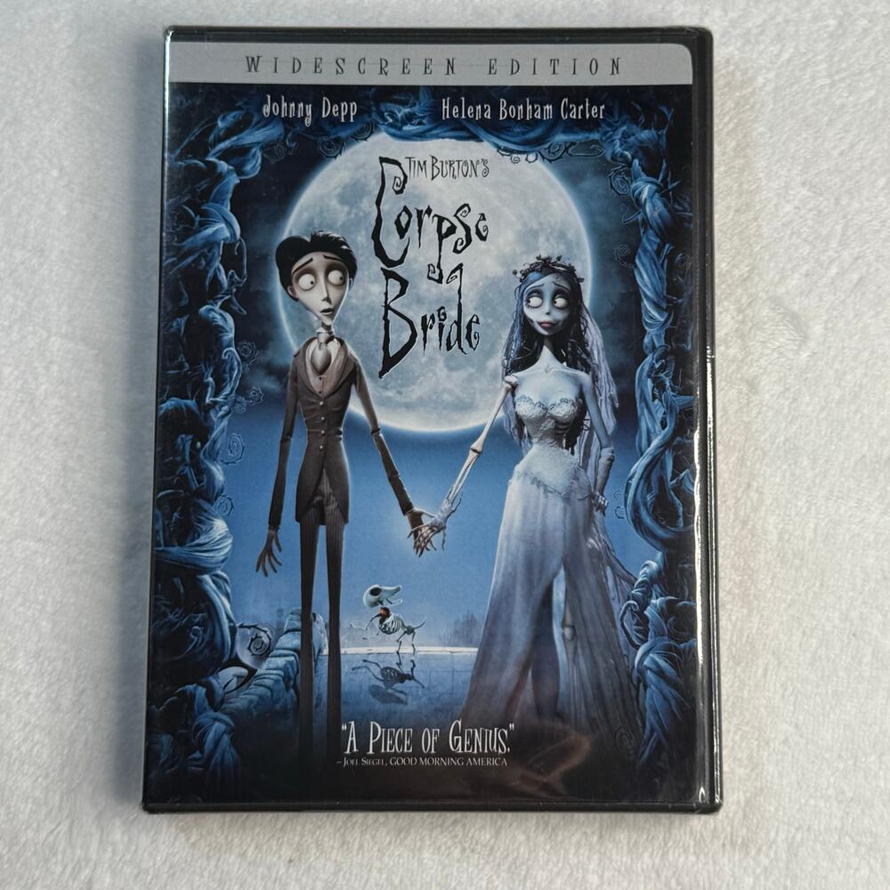 Tim Burton’s Corpse Bride DVD Widescreen Edition New Sealed Johnny‎ Depp PG
